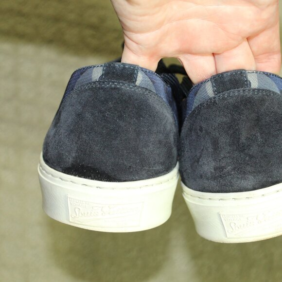 Louis Vuitton Camo Tattoo Cloth Suede Low Top Trainers Sneakers Men's 9.5 /Wm 11 - Picture 5 of 9